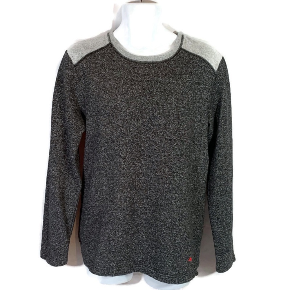 Tommy Bahama Mens Long Sleeve Fleece Gray Pullover